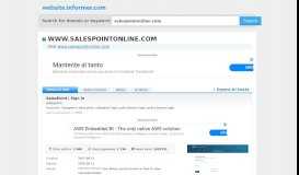 
							         salespointonline.com at WI. SalesPoint | Sign In								  
							    