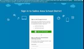 
							         Saline Area School District | PowerSchool Learning | K-12 Digital ...								  
							    