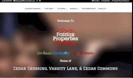 
							         Salisbury Off Campus Houses for Rent | Fairfax Properties								  
							    