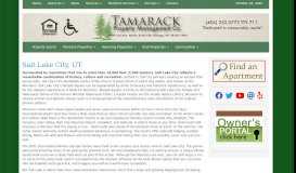 
							         Salt Lake City - Tamarack Property Management Co.								  
							    
