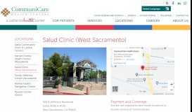 
							         Salud Clinic (West Sacramento) | CommuniCare Health Centers ...								  
							    