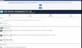 
							         SAM Advisory Management Pvt. Ltd - Home | Facebook								  
							    