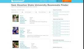 
							         Sam Houston State University (SHSU) Roommates | Roomsurf								  
							    
