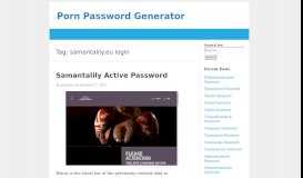 
							         samantalily.eu login – Porn Password Generator								  
							    