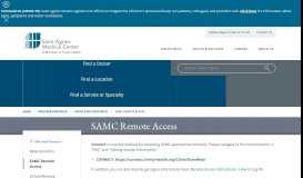 
							         SAMC Remote Access Fresno, California (CA) - Saint Agnes Medical ...								  
							    
