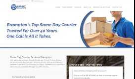 
							         Same Day Courier Brampton - Rabbex Logistics								  
							    