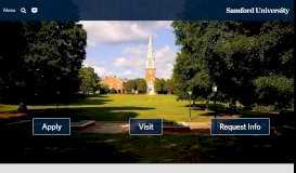 
							         Samford University Admission								  
							    