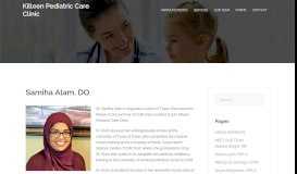 
							         Samiha Alam, DO - Killeen Pediatric Care Clinic								  
							    