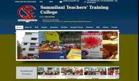 
							         Sammilani Teachers' Training College								  
							    