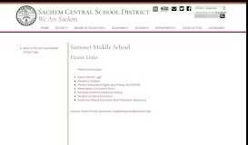 
							         Samoset - Parent Links - Sachem Central School District Schools								  
							    