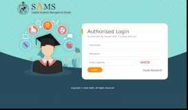 
							         SAMS :: Student Academic Management System								  
							    