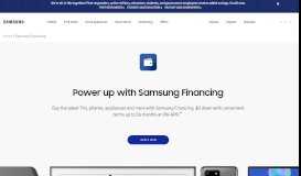 
							         Samsung Financing: Pay Monthly for Your Phone, TV ...								  
							    