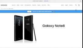 
							         Samsung Galaxy Note8 | Buy Sim Free and Specs | Samsung UK								  
							    