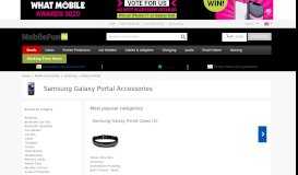 
							         Samsung Galaxy Portal Accessories - Mobile Fun								  
							    