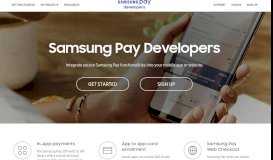 
							         Samsung Pay developers								  
							    