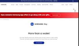 
							         Samsung Pay: Mobile Payment App & Digital Wallet | Samsung US								  
							    