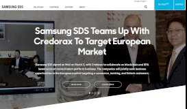 
							         Samsung SDS Europe | Enterprise IT Solutions								  
							    