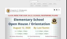 
							         Samuel E. Hubbard Elementary School - Monroe County Schools								  
							    