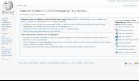 
							         Samuel Scheck Hillel Community Day School - Wikipedia								  
							    