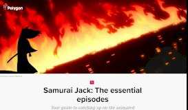 
							         Samurai Jack: The essential episodes - Polygon								  
							    