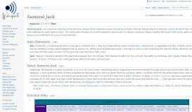 
							         Samurai Jack - Wikiquote								  
							    