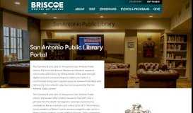 
							         San Antonio Public Library Portal | The Briscoe Western Art Museum								  
							    