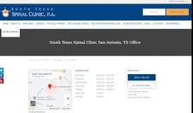 
							         San Antonio, TX: Orthopedic Surgeons: South Texas Spinal Clinic								  
							    