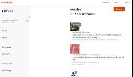
							         San Antonio, TX Vendor Events | Eventbrite								  
							    
