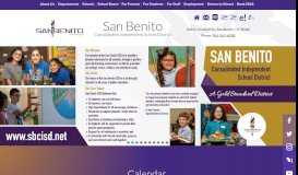 
							         San Benito Consolidated Independent School District								  
							    