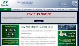 
							         San Diego Payroll Pay-Net								  
							    