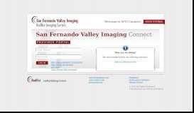 
							         San Fernando Valley Imaging Connect - Login - My Radiology Portal								  
							    