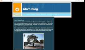 
							         San Francisco - Ido's Blog								  
							    
