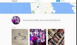 
							         San Francisco Public Library West Portal Branch on Instagram ...								  
							    