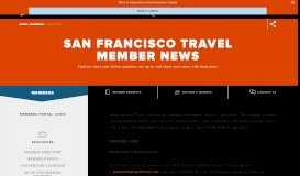 
							         San Francisco Travel Partner News - SF Travel								  
							    