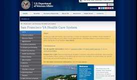 
							         San Francisco VA Health Care System								  
							    