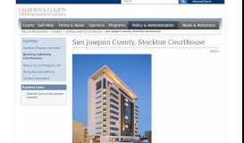 
							         San Joaquin County, Stockton Courthouse - facilities_program								  
							    