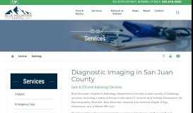
							         San Juan County Radiology | Blanding Imaging Services								  
							    