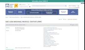 
							         SAN JUAN REGIONAL MEDICAL ... - New Mexico Medical Home Portal								  
							    