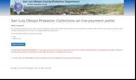 
							         San Luis Obispo Probation Collections on-line payment portal | San ...								  
							    