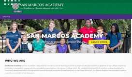 
							         San Marcos Academy - Coeducational College Prep School - Texas ...								  
							    