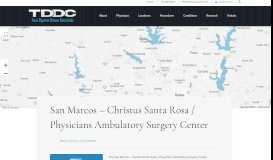 
							         San Marcos – Christus Santa Rosa / Physicians Ambulatory Surgery ...								  
							    