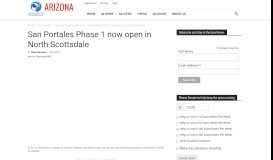 
							         San Portales Phase 1 now open in North Scottsdale - Arizona News								  
							    