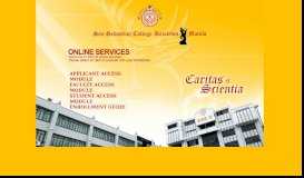 
							         San Sebastian College Online Services | Online Services								  
							    