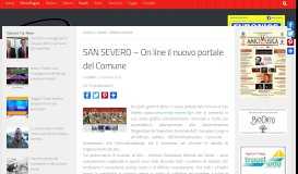 
							         SAN SEVERO – On line il nuovo portale del Comune – la voce di san ...								  
							    