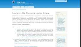 
							         Sanchaya - The Revenue & Licence System | Help Portal								  
							    