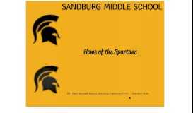 
							         sandburgspartans								  
							    