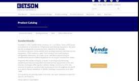 
							         SandenVendo - Betson Enterprises								  
							    