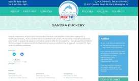 
							         Sandra Buckery | Masonboro Urgent Care								  
							    