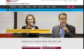
							         Sandra Day O'Connor College of Law |								  
							    