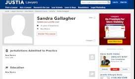 
							         Sandra Gallagher - Portales, New Mexico Lawyer - Justia								  
							    